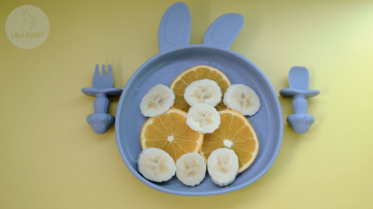 Bunny Silicone Feeding Set