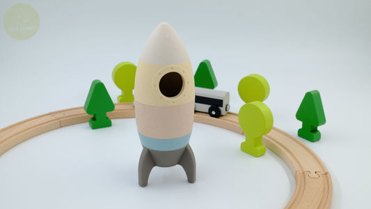 Silicone Rocket Toy