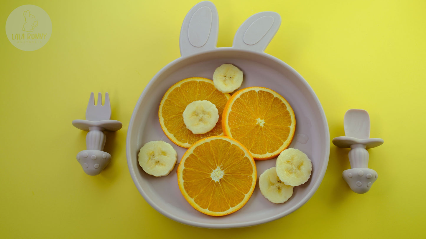 Bunny Silicone Feeding Set